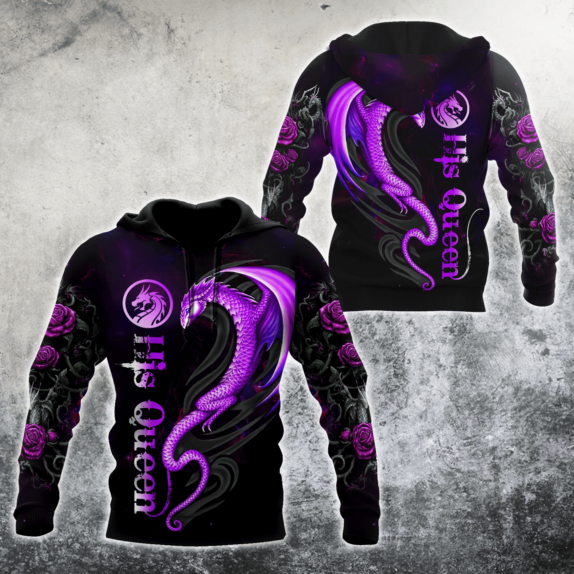 Couple dragon 3d hoodie shirt for men and women - Amaze Style��??��?-Apparel