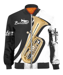 Baritone Music 3D Hoodie Shirt For Men And Women