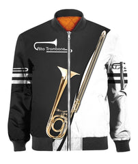 Alto Trombone Music 3D Hoodie Shirt For Men And Women