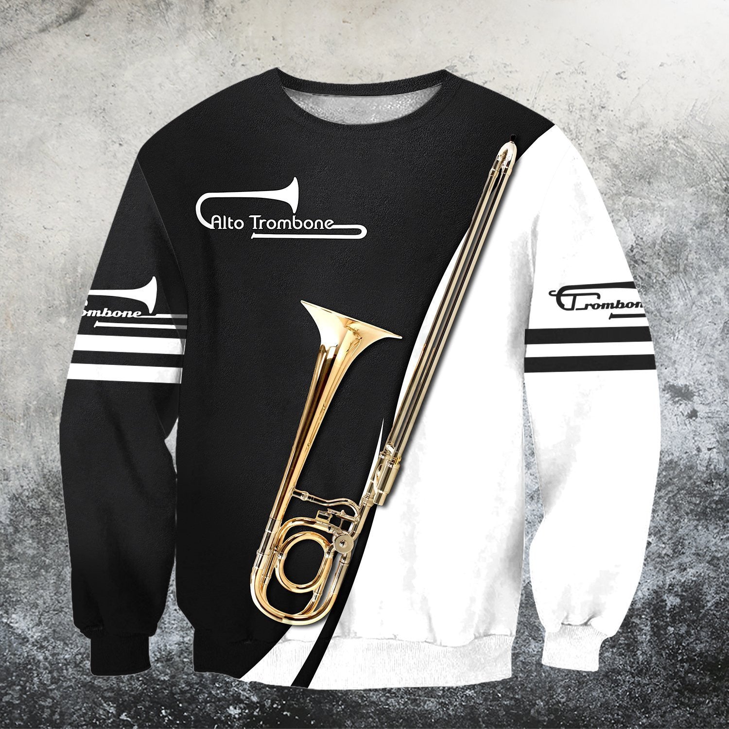 Alto Trombone Music 3D Hoodie Shirt For Men And Women