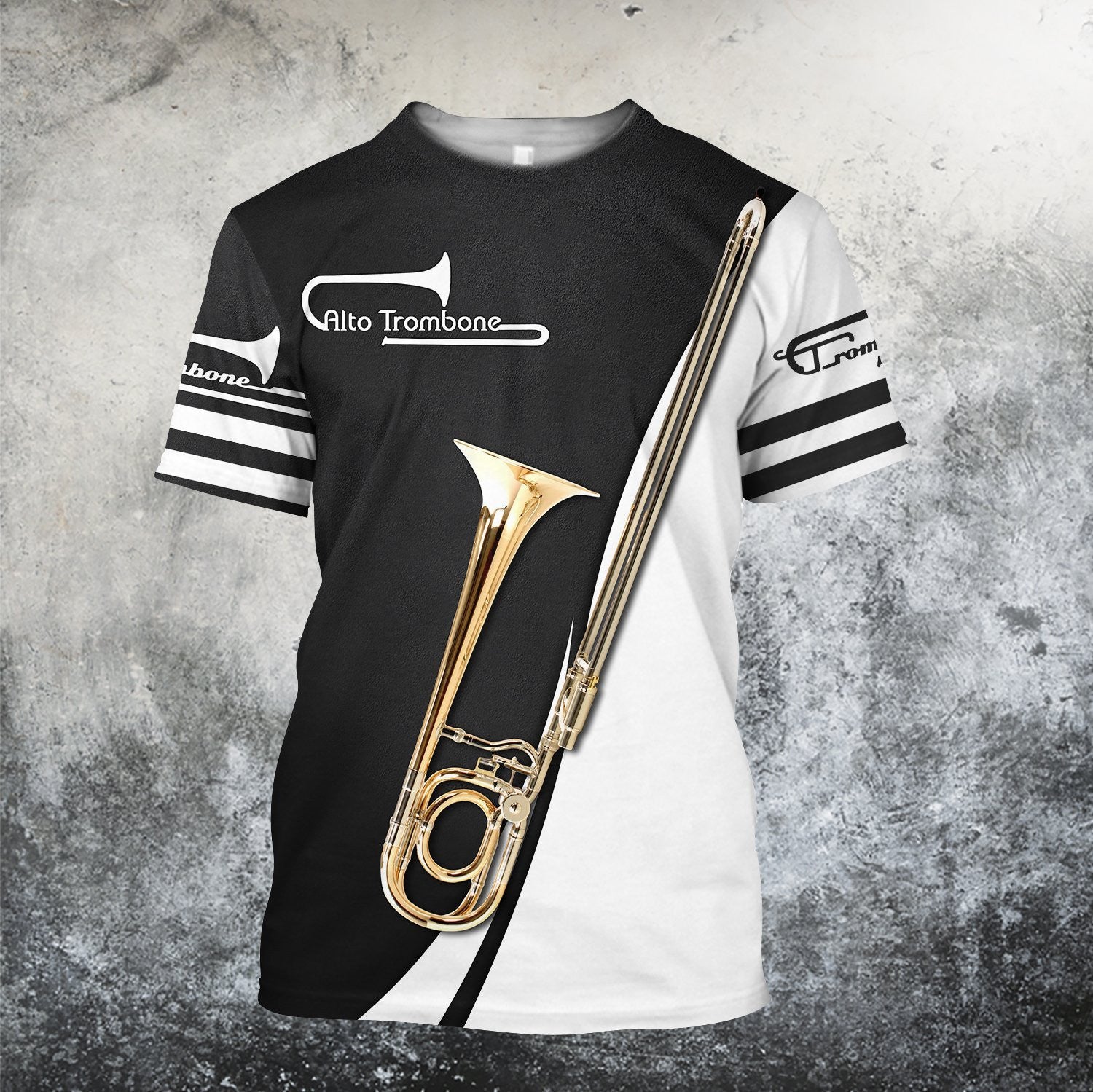 Alto Trombone Music 3D Hoodie Shirt For Men And Women