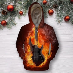 3D All Over Print Guitar Shirts