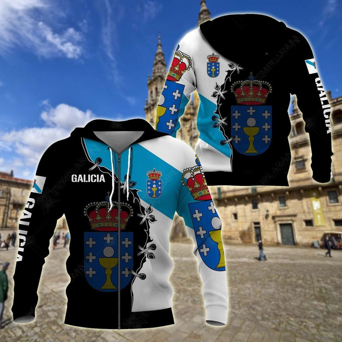 Galicia (Spain) Coat Of Arms Unisex Adult Shirts