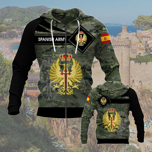 Spainish Army Camo Unisex Adult Hoodies