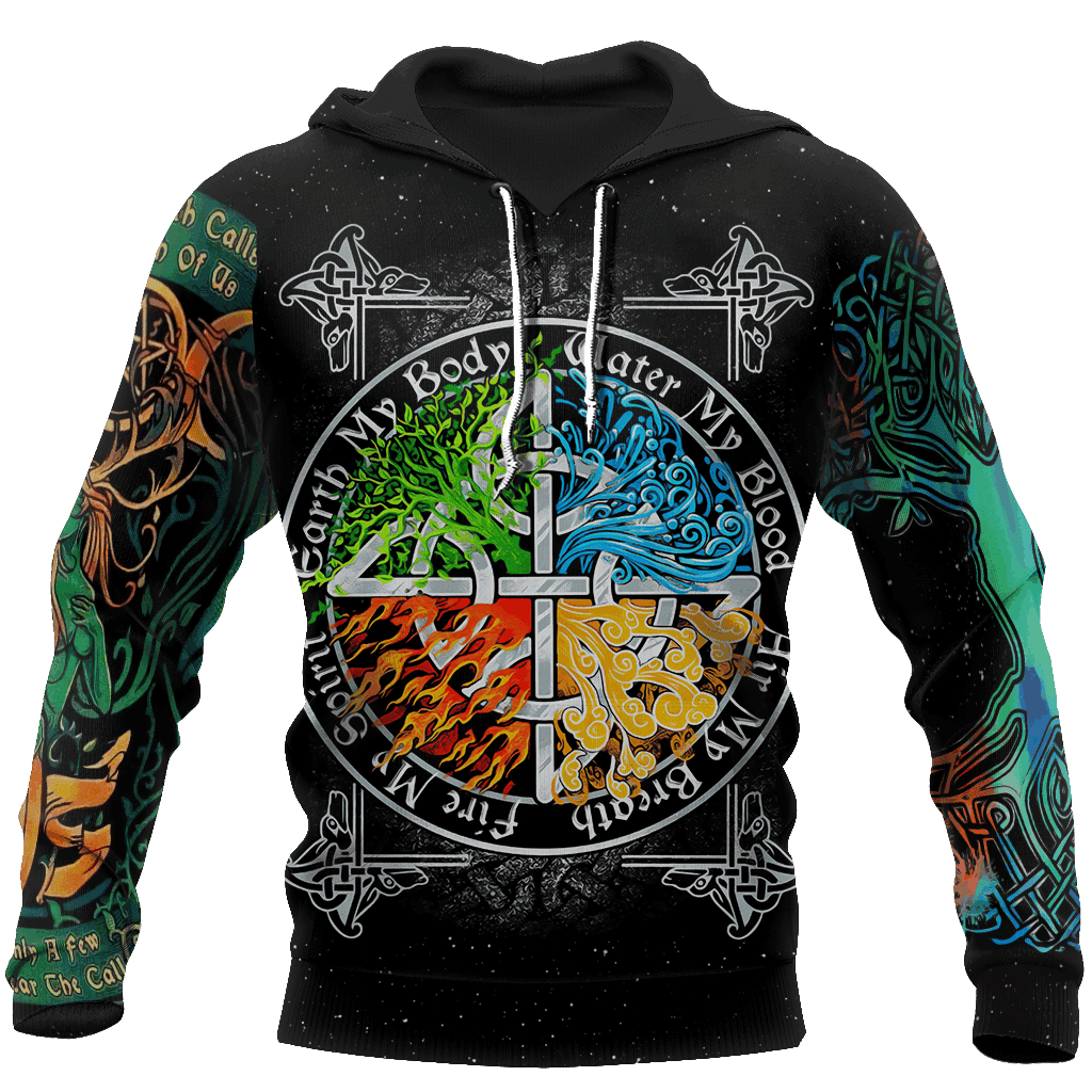 Alchemy Four Elements 3D Shirts Hoodie JJ130103