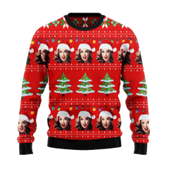 Custom Family Members & Friends Face Personalized Christmas Sweater