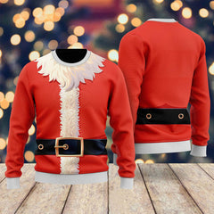 Santa Claus Costume Cosplay Pattern Ugly Christmas sweater, Santa Claus shirt, Christmas 3D shirt costume