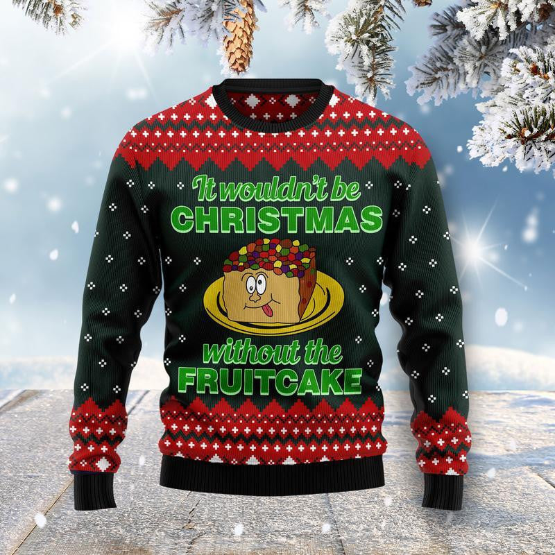 Food Cake Ugly Christmas Sweater For Men & Women | Adult