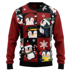 Cute Penguin Ugly Christmas Sweater, Christmas apparel, Xmas gift for adult