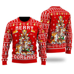 Corgi Lover Merry Xmas Funny Ugly Christmas Sweater For Men & Women Adult