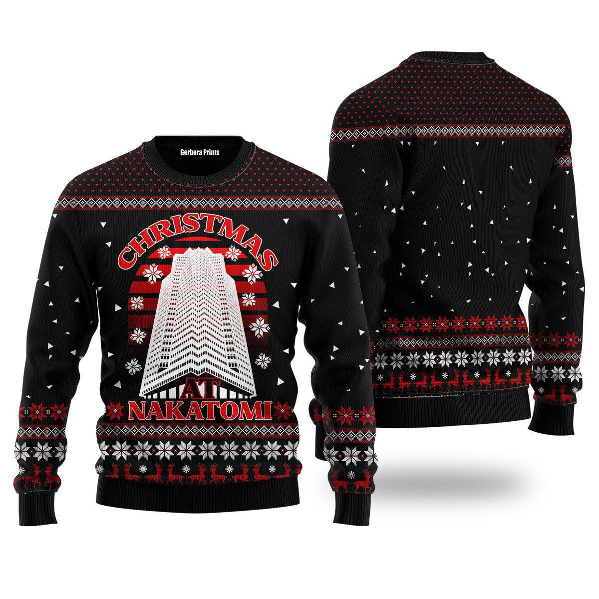 Christmas At Nakatomi Plaza Ugly Christmas Sweater For Men & Women