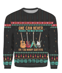 Guitar Old Vintage Ugly Christmas Sweater For Men & Women