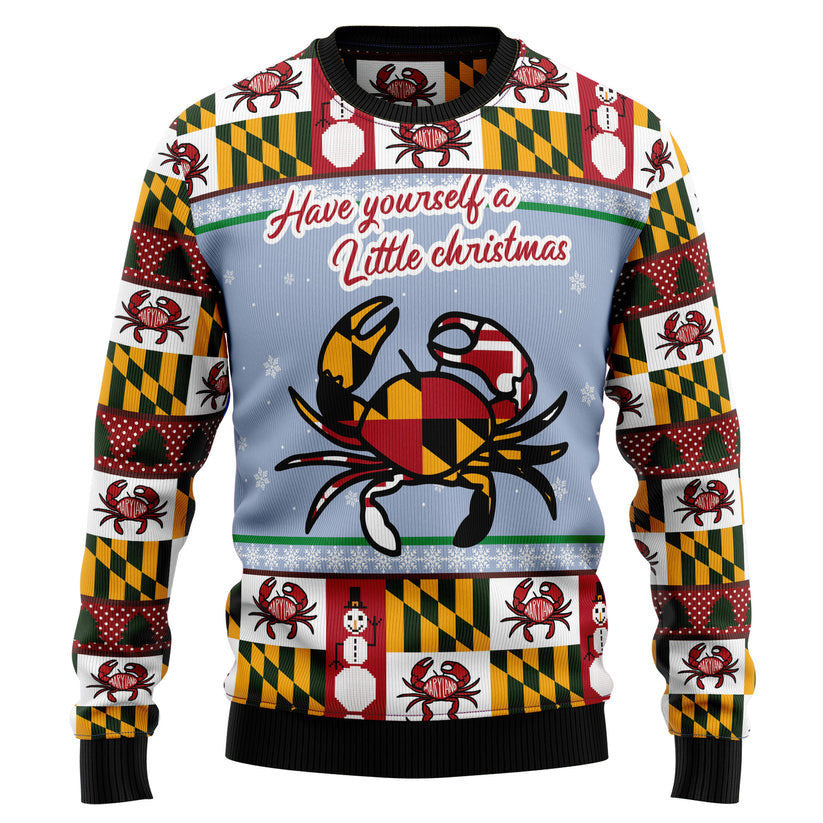 Maryland Symbols Ugly Christmas Sweater for men and women