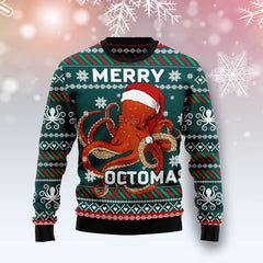 Merry Octomas Ugly Christmas Sweater For Men & Women