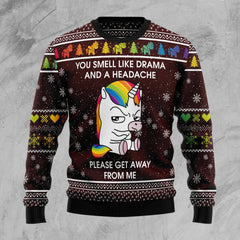 Funny Unicorn Ugly Christmas Sweater For Men & Women