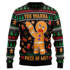 Gingerbread Man Ugly Christmas Sweater for men and women