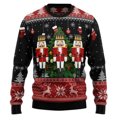 Nutcracker Christmas Tree Ugly Christmas Sweater for men and women