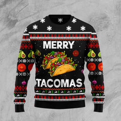 Merry Tacomas Ugly Christmas Sweater For Men & Women Adult