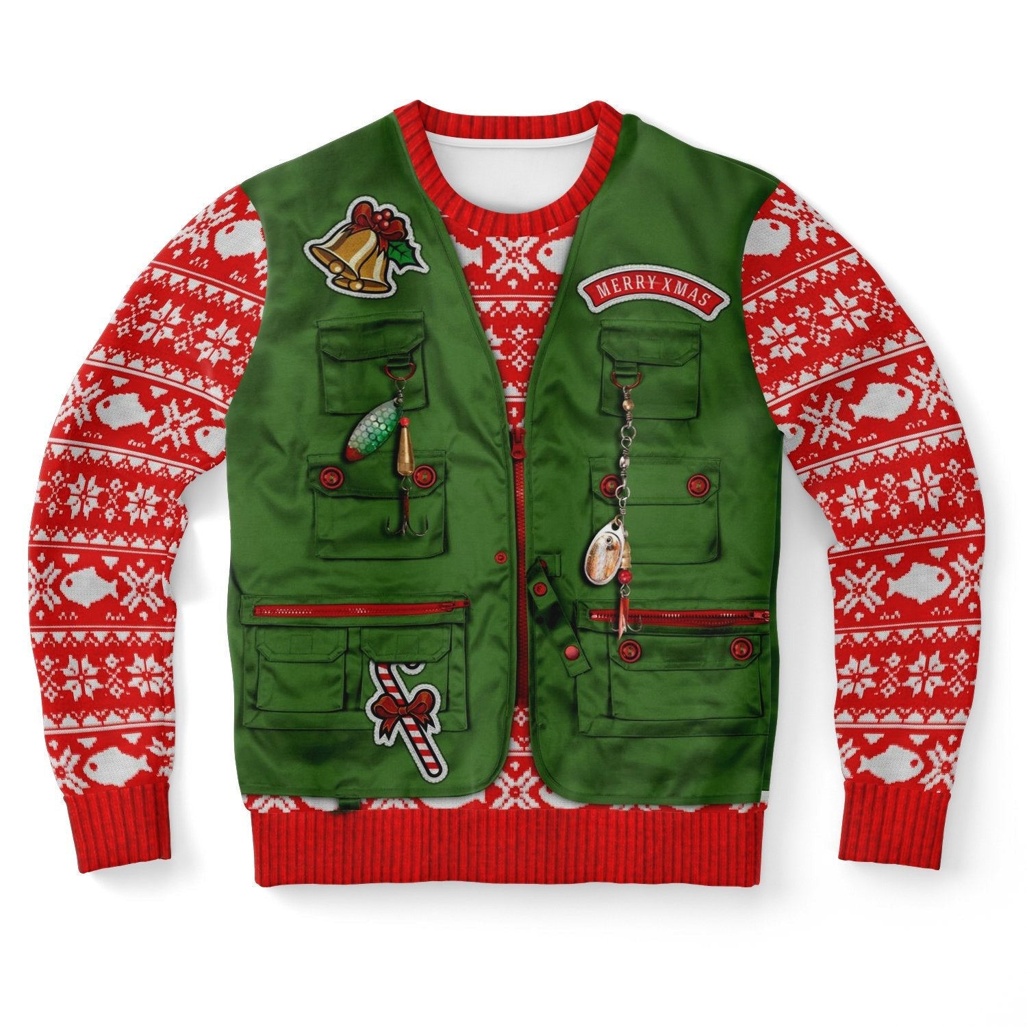 Fishman Custome Ugly Christmas Sweater