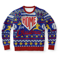 Home Run Baseball Uniform Ugly Christmas Sweater