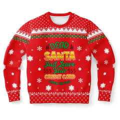 Dear Santa Just Leave Your Credit Card Under The Tree Ugly Christmas Sweater