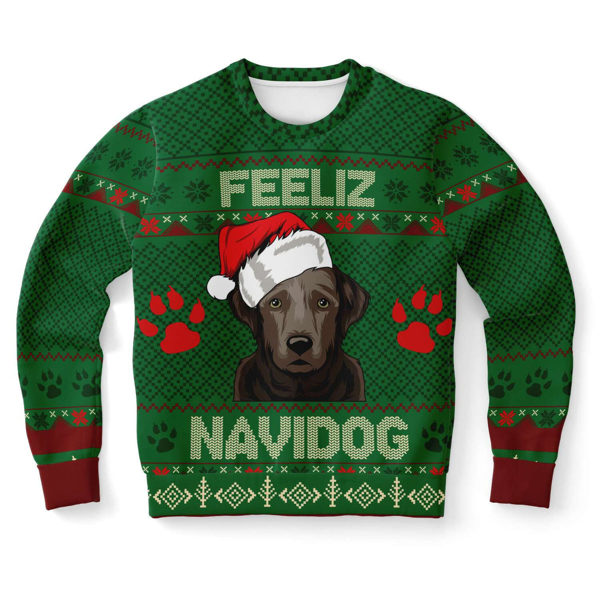 Labrador Feliz Navidog Ugly Christmas Sweater