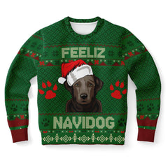 Labrador Feliz Navidog Ugly Christmas Sweater