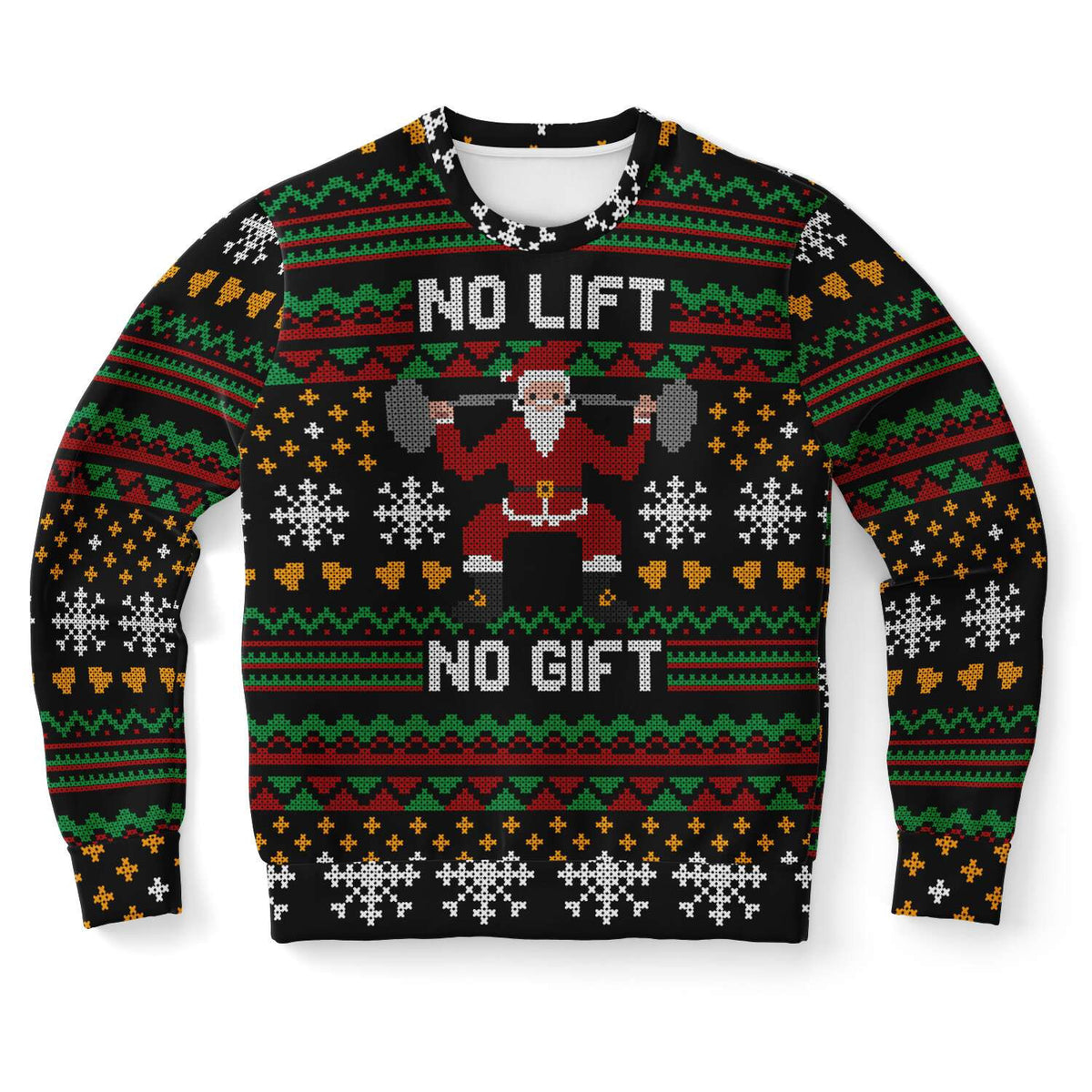 No Lift No Gift Ugly Christmas Sweater