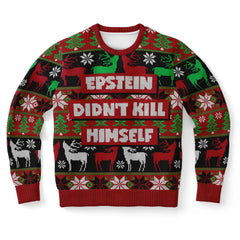 Epstein Didn't Kill Himself Ugly Christmas Sweater