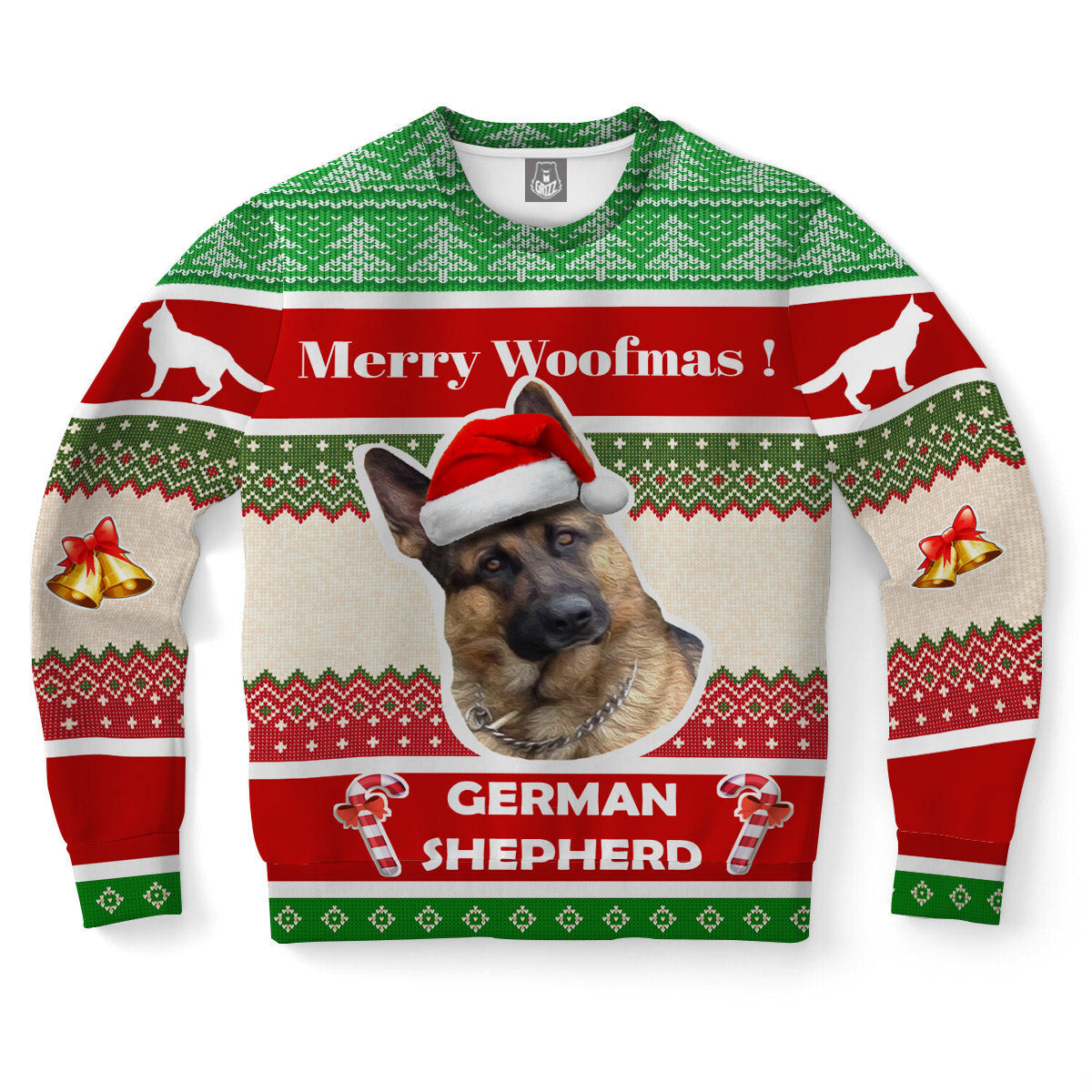 German Shepherd Dog Ugly Christmas Sweater