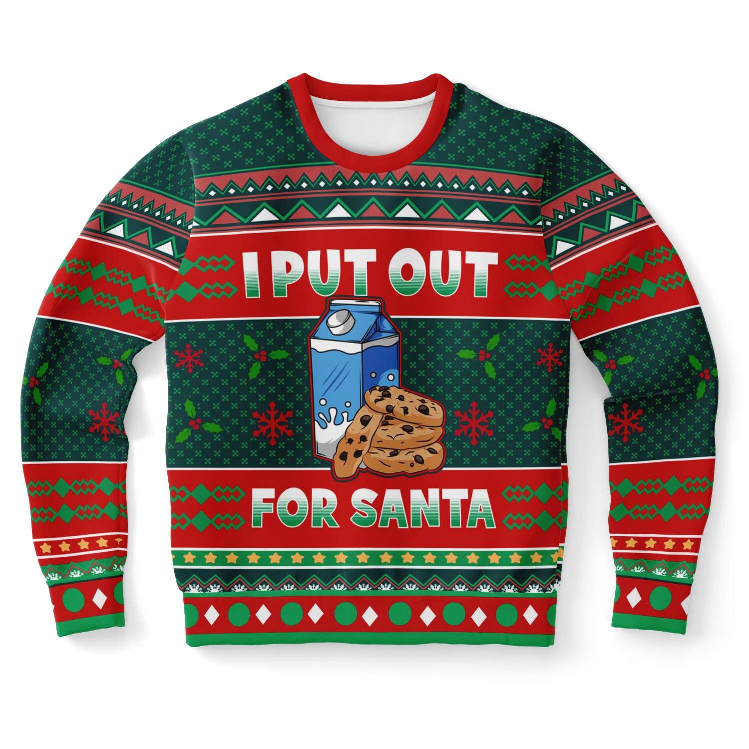 I Put Out For Santa Ugly Christmas Sweater