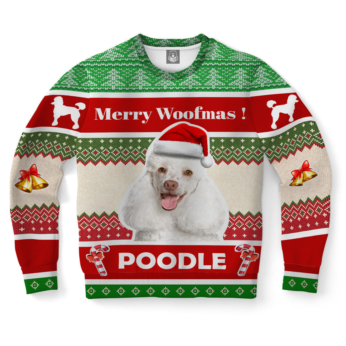 Poodle Dog Ugly Christmas Sweater