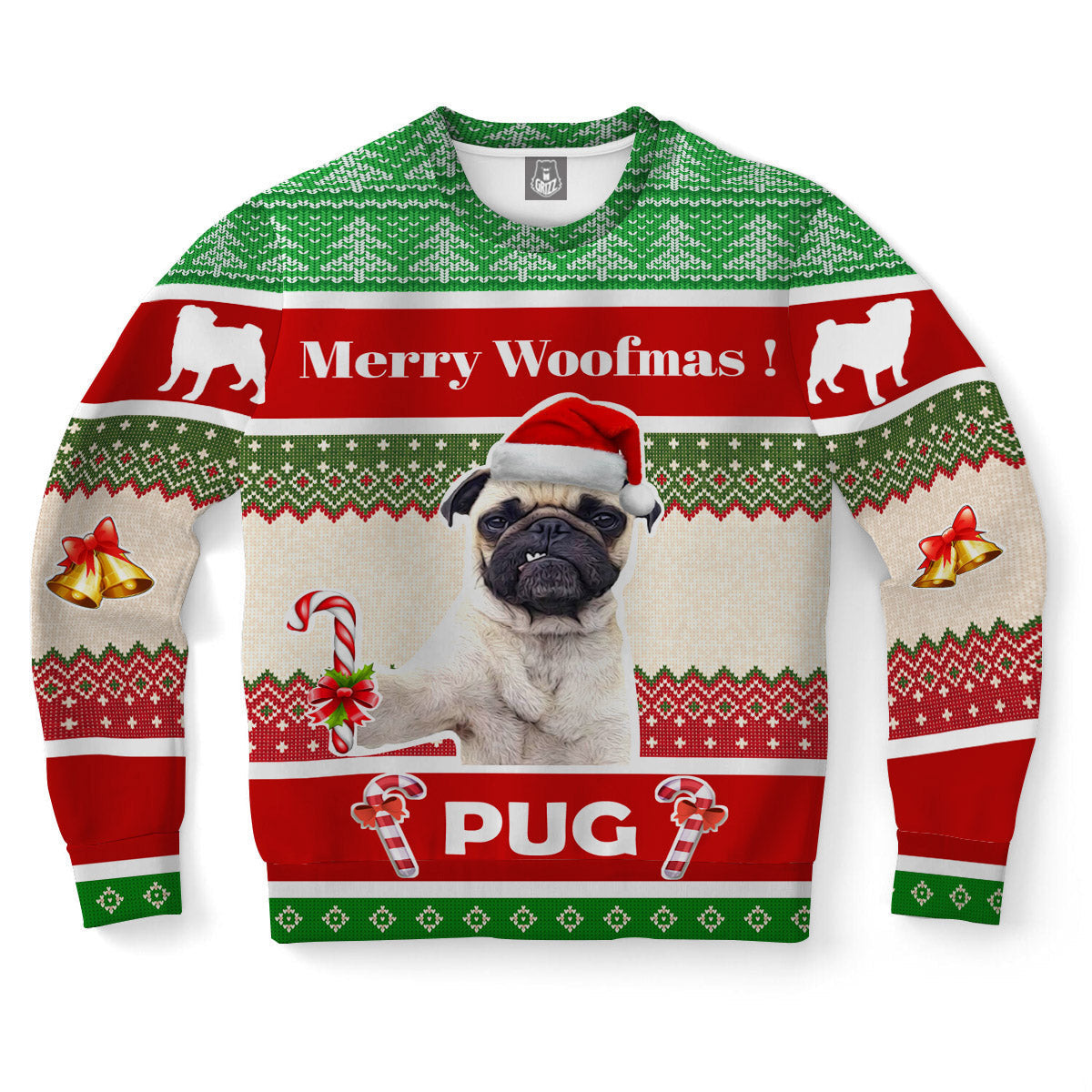 Pug Dog Ugly Christmas Sweater