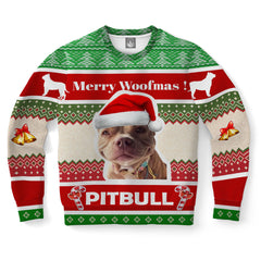 Pitbull Terrier Dog Ugly Christmas Sweater