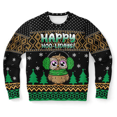 Happy Hoo-Lidays Owl Ugly Christmas Sweater