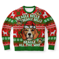 Beagle Bells Beagle Bells All The Way Ugly Christmas Sweater