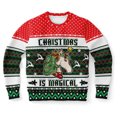 Christmas Is Magical Unicorn Ugly Christmas Sweater