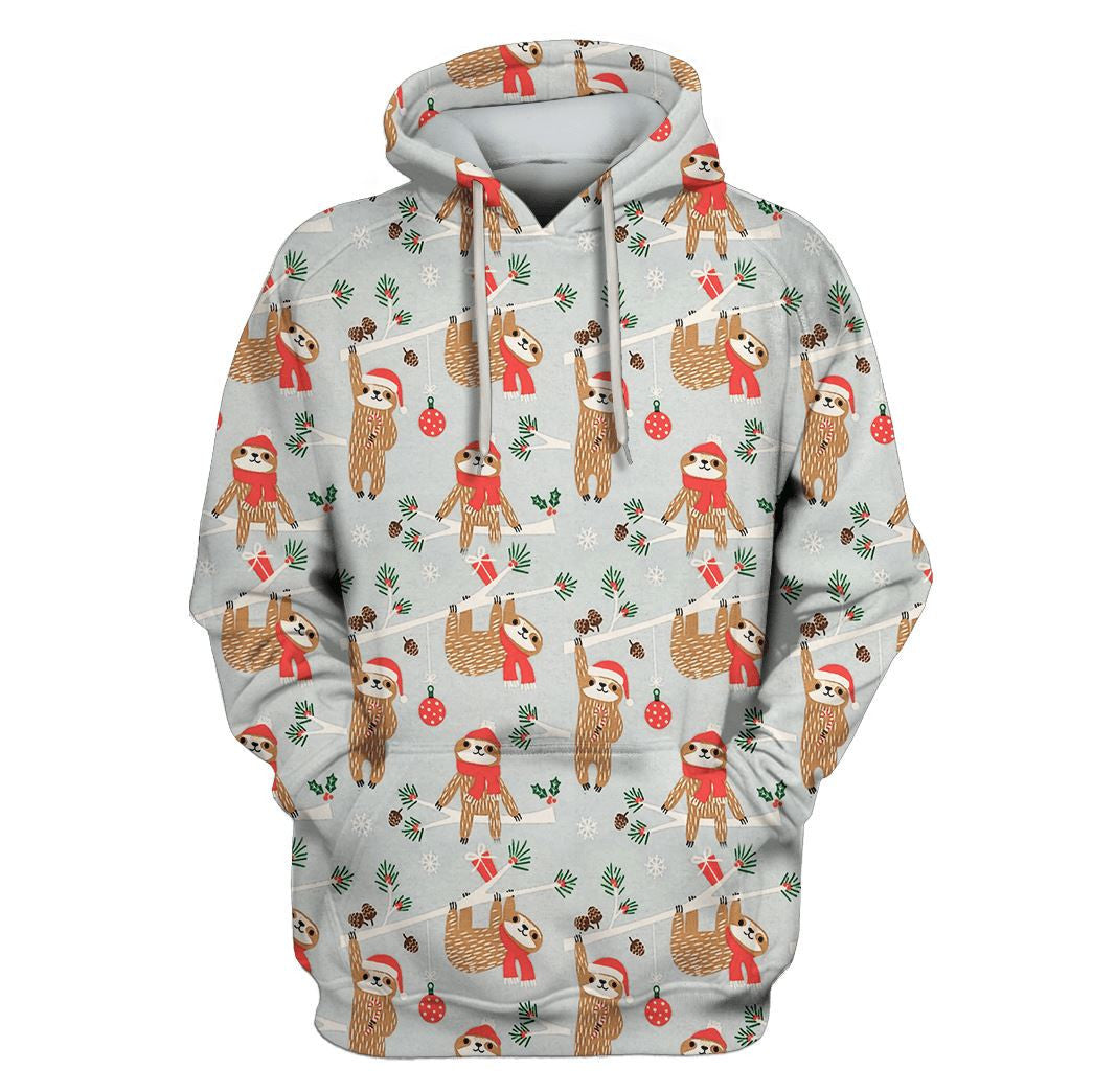 Bear Merry Christmas Custom Hoodies Apparel