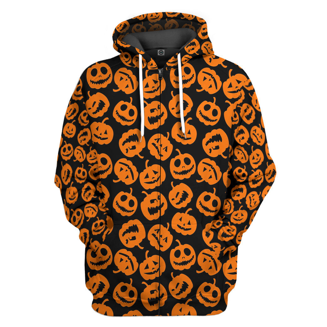 3D Snl David S Pumpkin Custom Hoodie Apparel