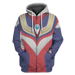 3D Ultraman Tiga Custom Hoodie Apparel