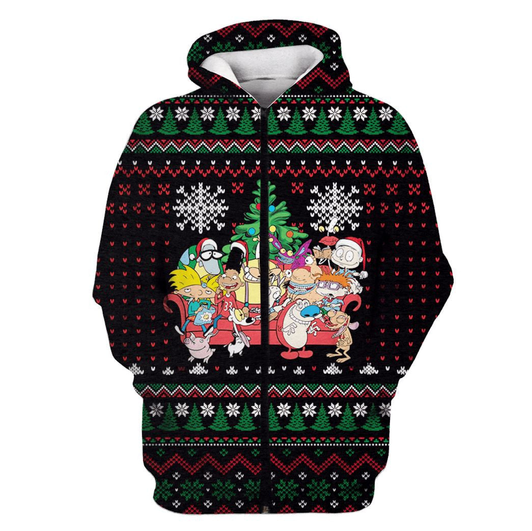 Rugrats Merry Christmas Custom Hoodie Apparel