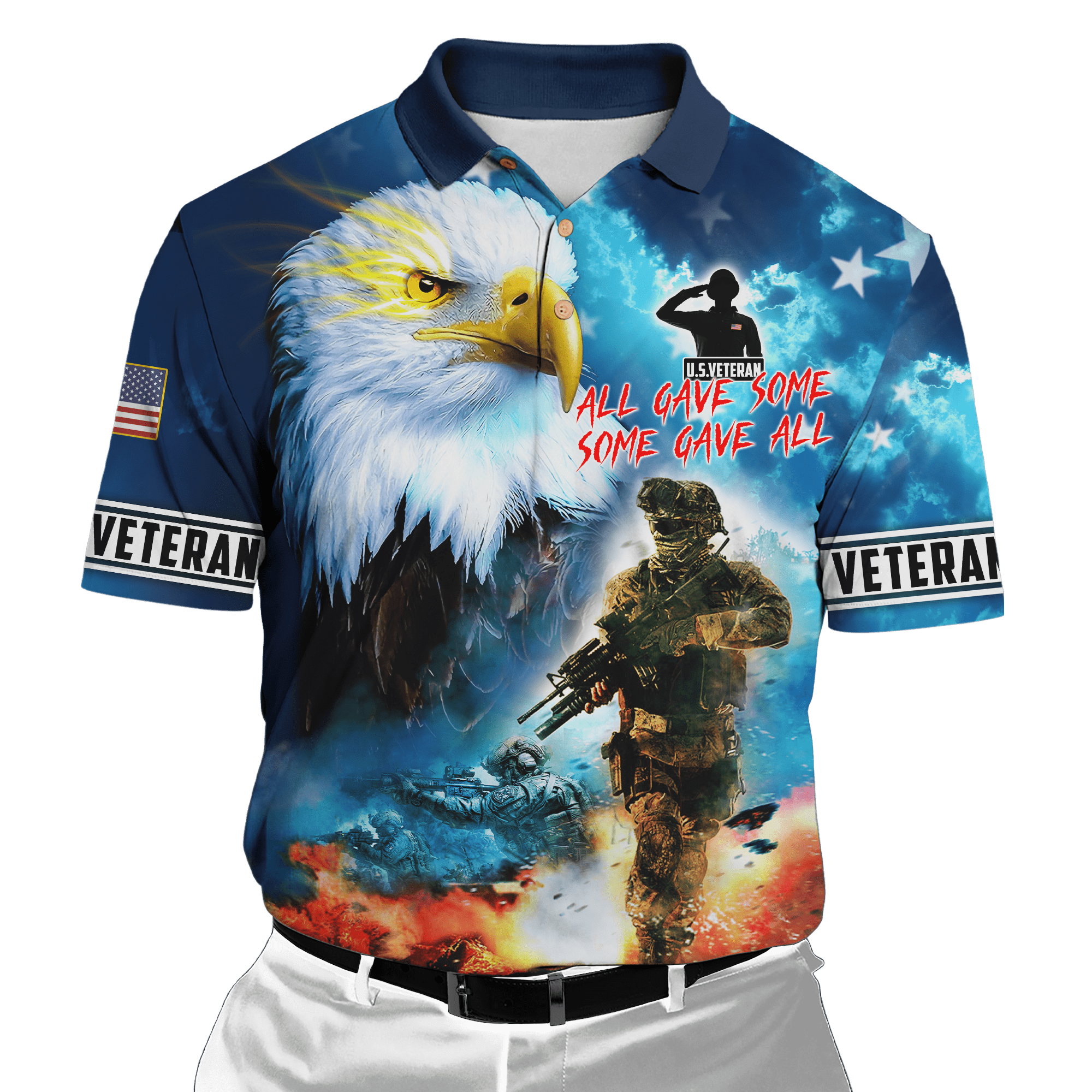 All Gave Some Some Gave All - Eagle U.S Veteran Unisex Shirts MH09082202 - VET