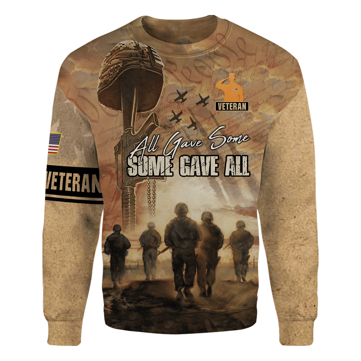 All Gave Some Some Gave All - US Veteran Polo Shirt