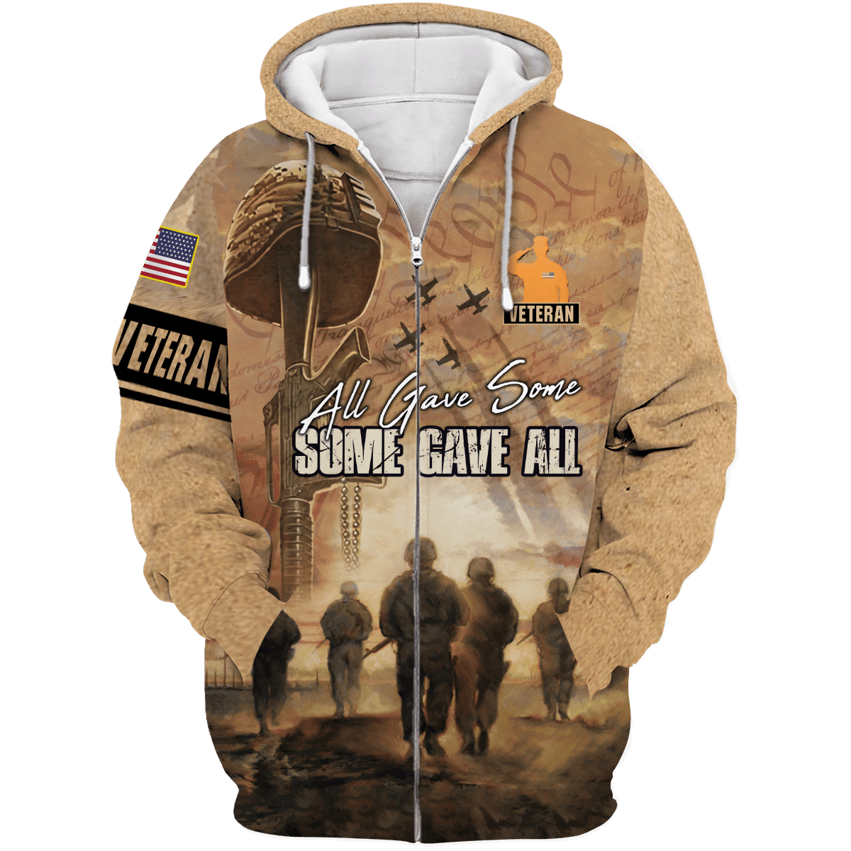 All Gave Some Some Gave All - US Veteran Polo Shirt