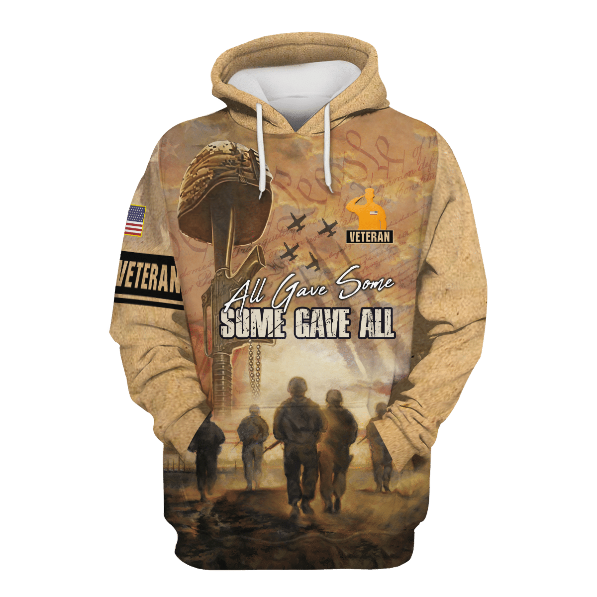 All Gave Some Some Gave All - US Veteran Polo Shirt