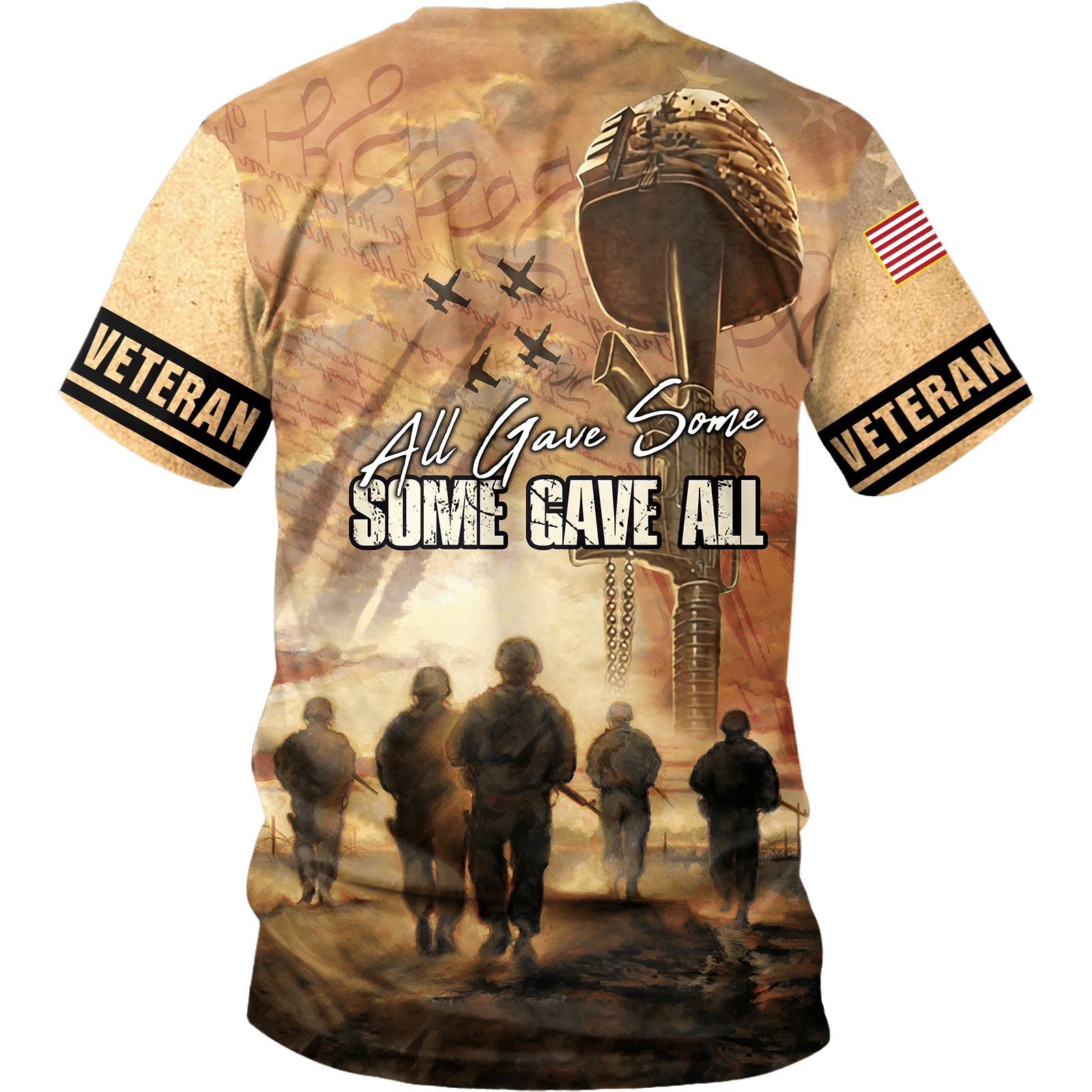 All Gave Some Some Gave All - US Veteran Polo Shirt