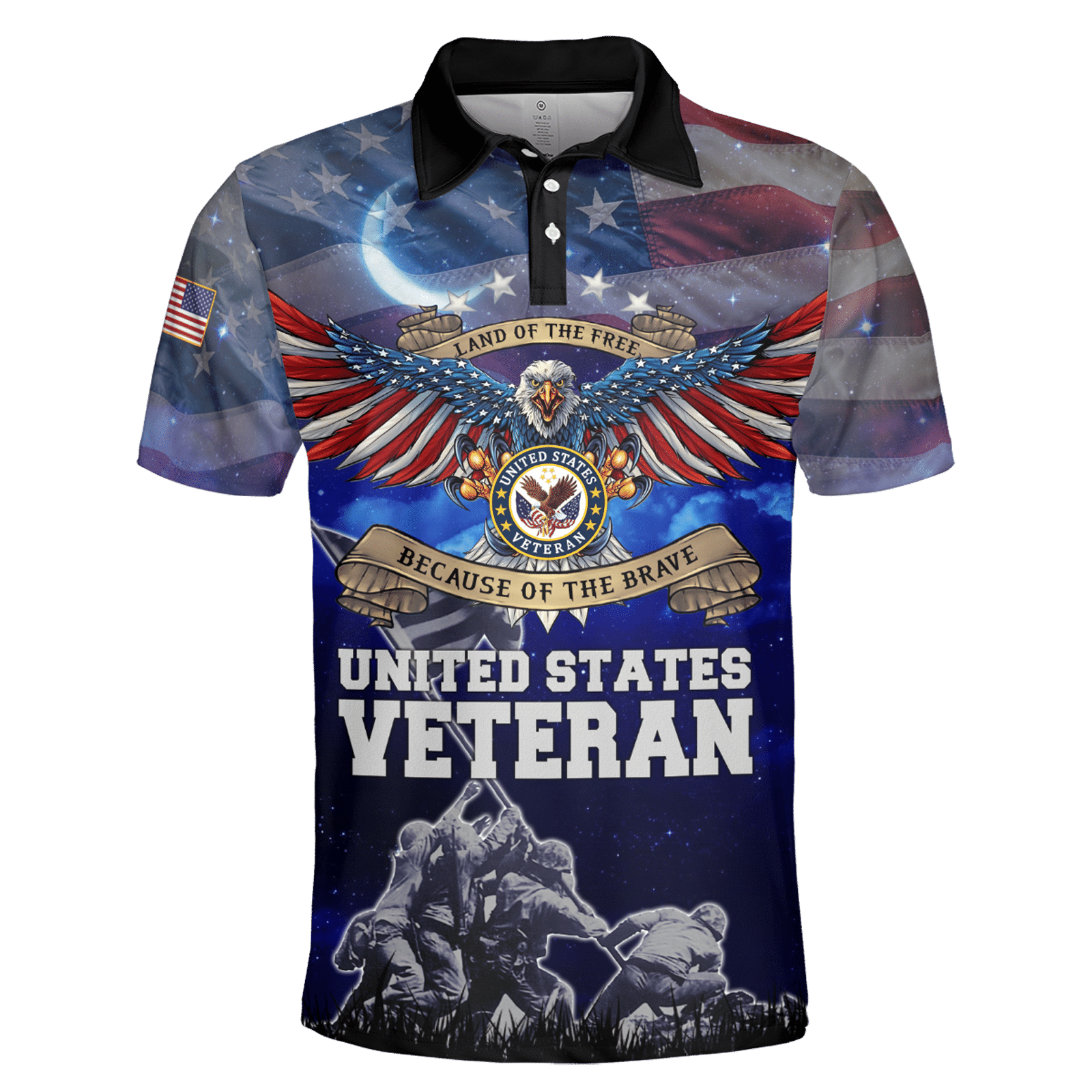 Home Of The Free - Because Of The Brave - Independence Day - Unisex Hawaiian Shirt - Short