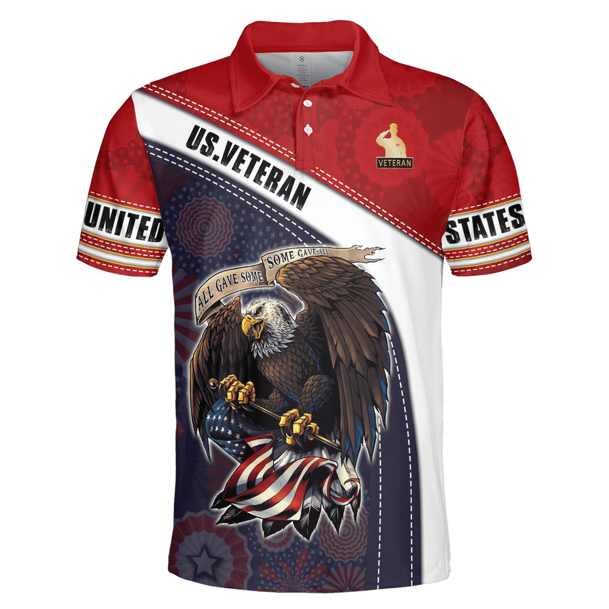 All Gave Some - Some Gave All - Independence Day - Unisex Polo Shirt - Short