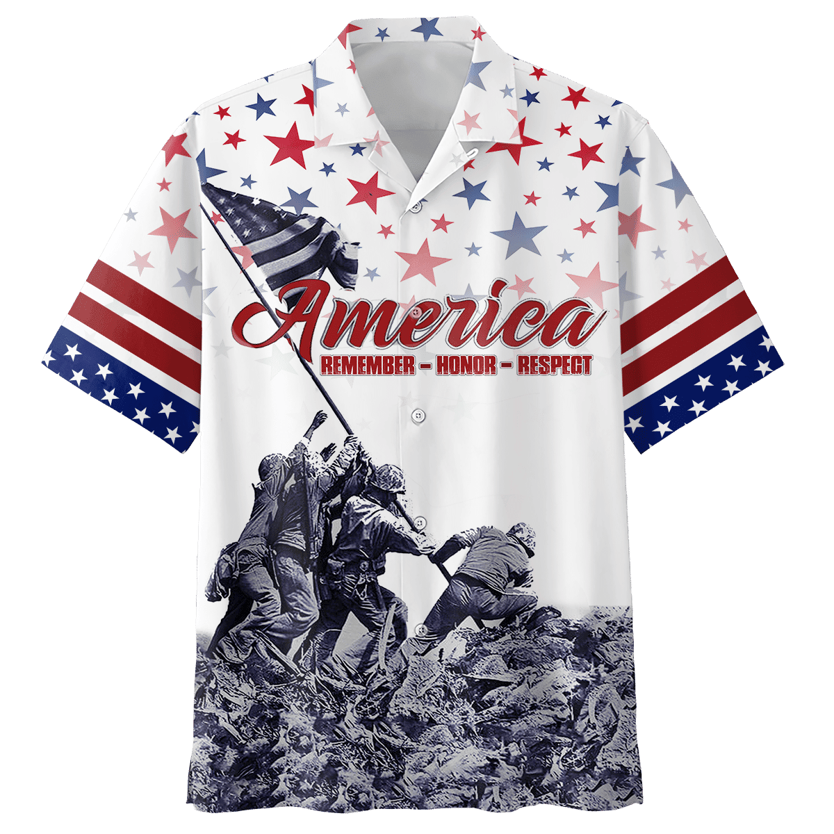 Independence Day - Unisex Hawaiian Shirt - Short