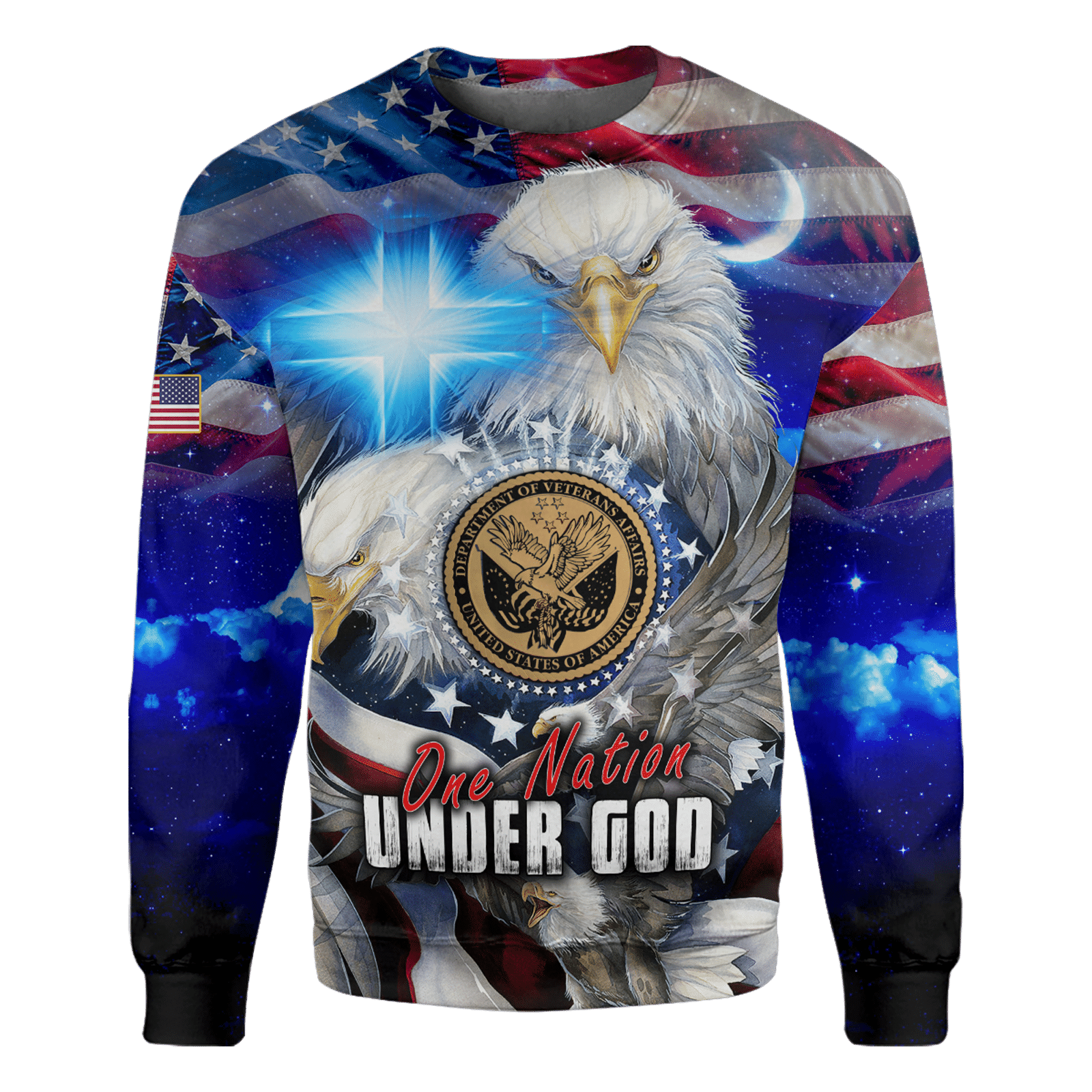 One Nation Under GOD - Independence Day - Unisex Hawaiian Shirt - Short